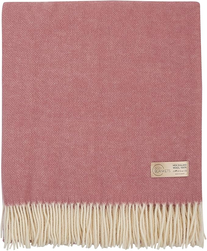 | Wool Blanket/Throw | 100% New Zealand Wool | Perfect by Cozy+Blankets