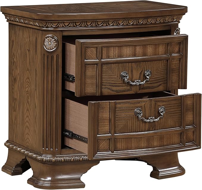 HKHUASEN Traditional Nightstand - Image 5