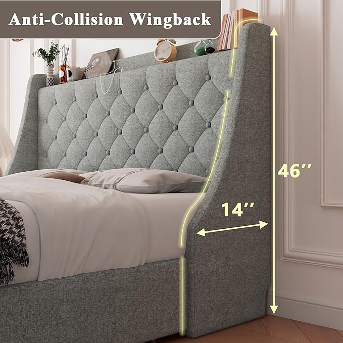 Feonase Upholstered Full Size Bed Frame - Image 2