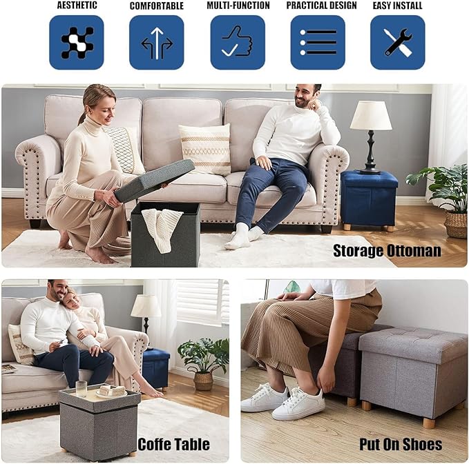 BRIAN & DANY 15 Inches Ottoman - Image 6