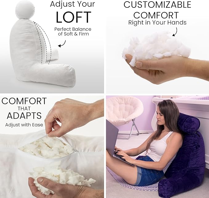 Husband Pillow XXL – Reading Pillow Bed Chair - Image 2
