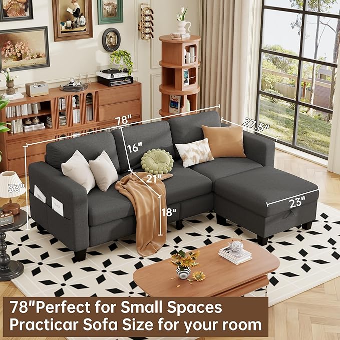 ZeeFu Sectional and Sofa Couches - Image 2
