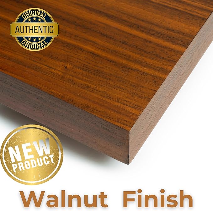 HÜNGSMART 48 Inch Wooden Floating Shelf – Supports 300lbs – Carpenter Designed - Image 3