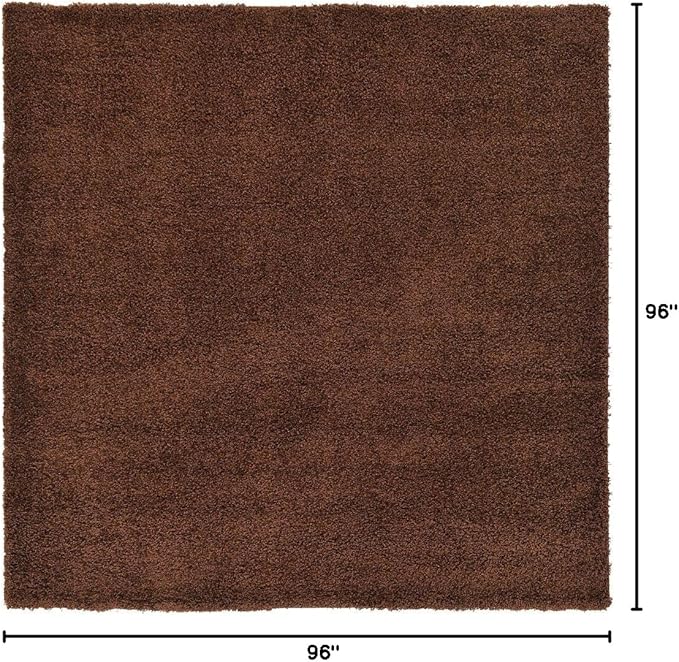Unique Loom Solid Shag Collection Area Rug - Image 3