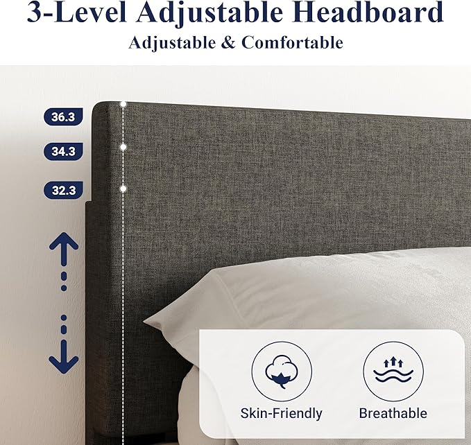 Allewie King Size Bed Frame - Image 4
