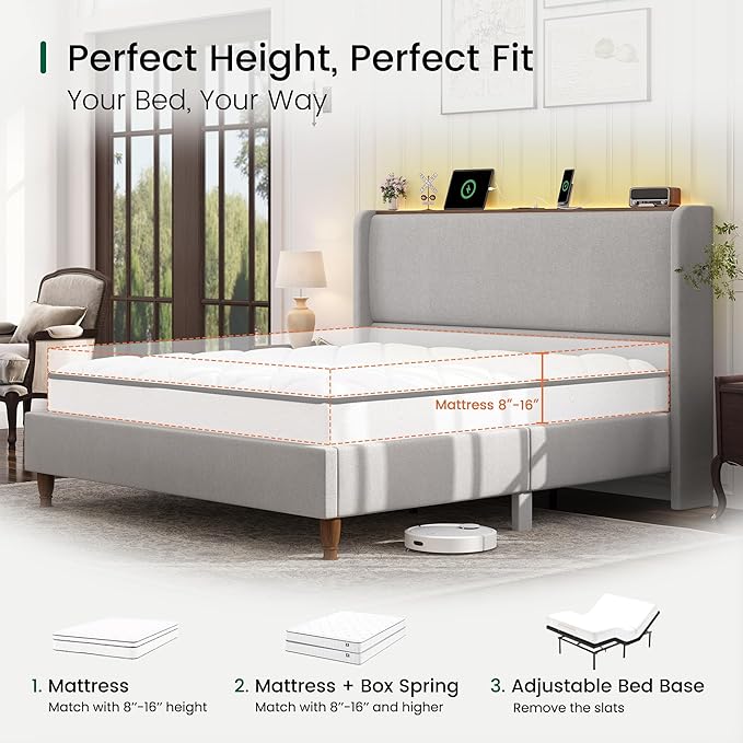 LARMACE King Size Bed Frame - Image 6