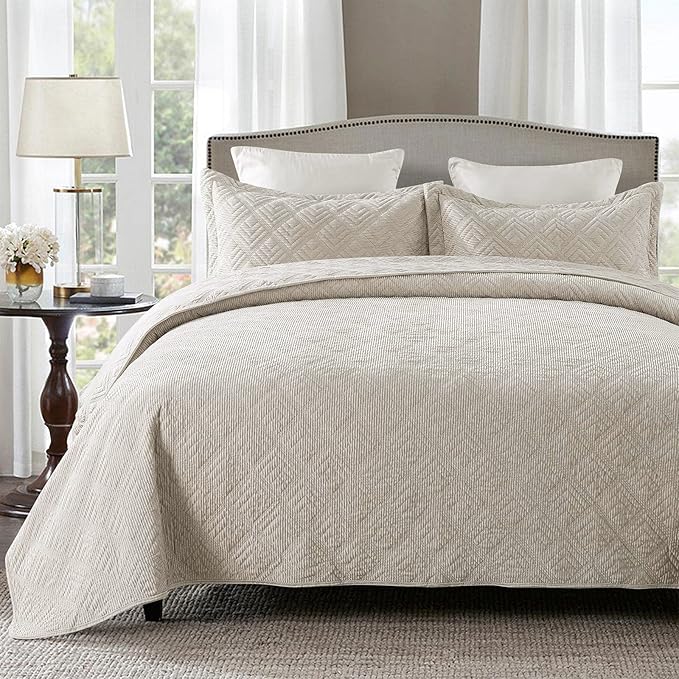 HoneiLife Bedspread Quilt Set Queen by HoneiLife