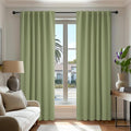 Deconovo Blackout Curtains, Thermal Insulated, W52 x L84 2 Panels, Back Tab by Deconovo