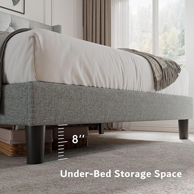 iPormis Queen Size Platform Bed Frame - Image 4