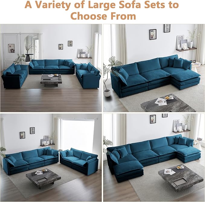 mikibama 41.4 Inch Single Seat Sofa, Chenille Comfy Deep Upholstered Couch - Image 7