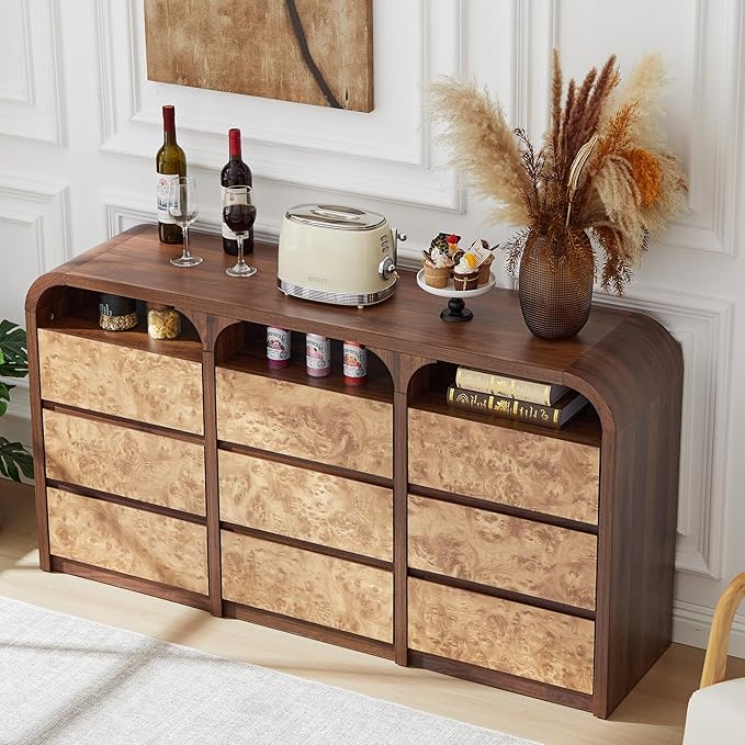 9 Drawer Dresser for Bedroom, Modern Chest of Drawers - Image 4