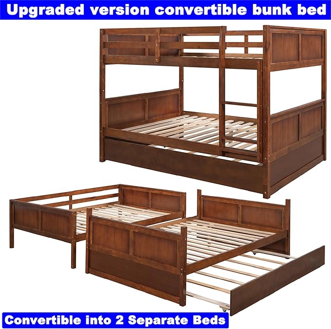 Upgraded Version Best Full Over Full Bunk Bed - Image 6
