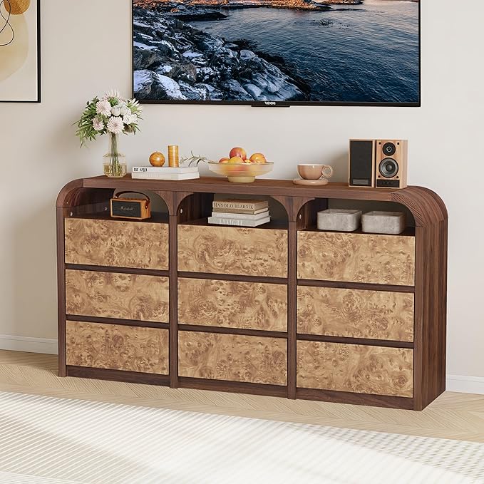 9 Drawer Dresser for Bedroom, Modern Chest of Drawers - Image 7
