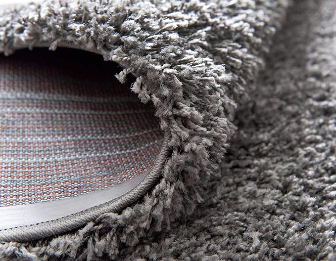 Unique Loom Solid Shag Collection Area Rug - Image 7