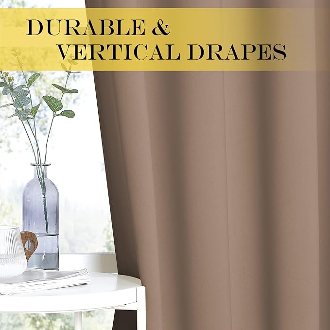 NICETOWN Blackout Doorway Curtain Drape 72 inch Long - Image 6