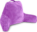 Husband Pillow Light Purple, Original Reading Pillow in Bed Rest Chair by HusbandPillow