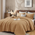 King Quilt Set with Shams Lightweight Quilted Bedspread Coverlet Thin Comforter by DownHome-FashionBeddingCollection