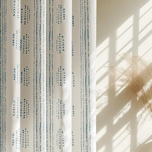 100% Boho Blackout Curtains 63 Inches Long by ugoutry