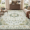 PADOOR 6X9 Area Rug, Rugs for Living Room, Soft Green Rugs for Bedroom by PADOOR