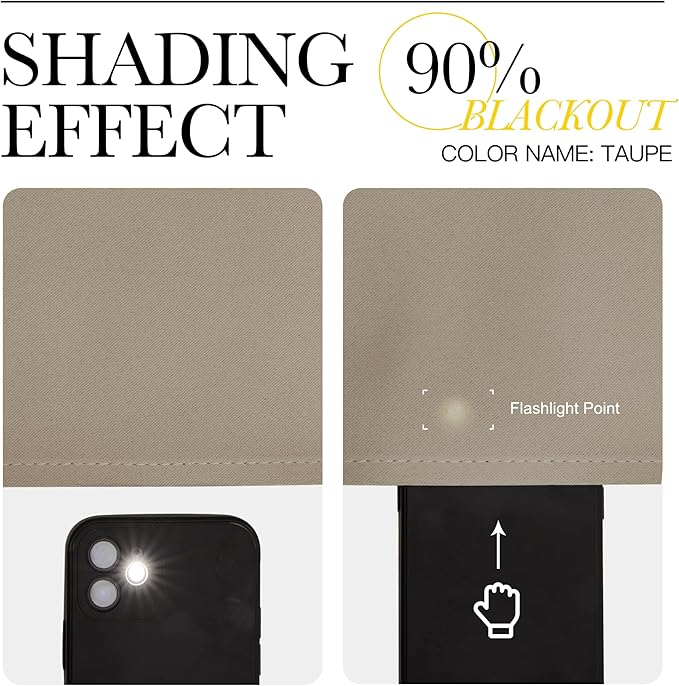 NICETOWN Room Darkening Curtain Panels - Image 7