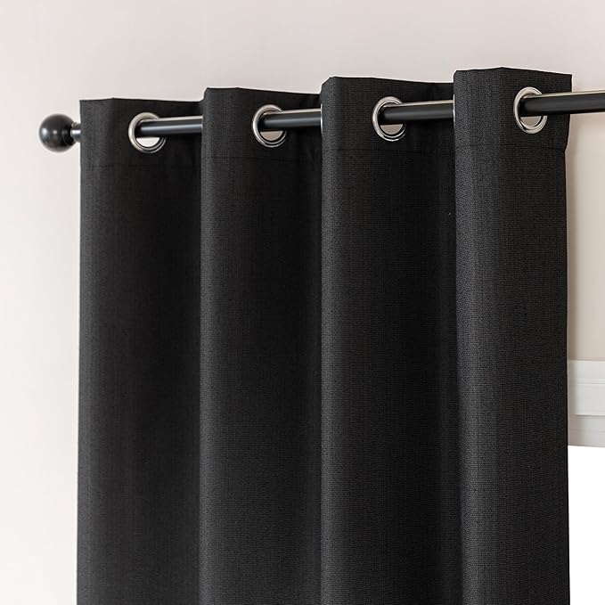 Amazon Basics Faux Linen Blackout Curtains - Image 2