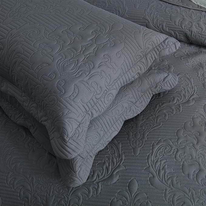 CHIXIN Microfiber King Pillow Shams Set of 2 - Image 4