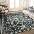AMADA HOMEFURNISHING 5x7 Area Rugs, Washable Low-Profile Large Living Room Rug by AMADAHOMEFURNISHING