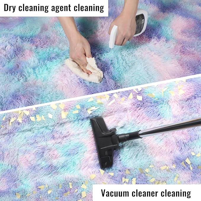 PAGISOFE Machine Washable Rainbow Runner Rugs - Image 8