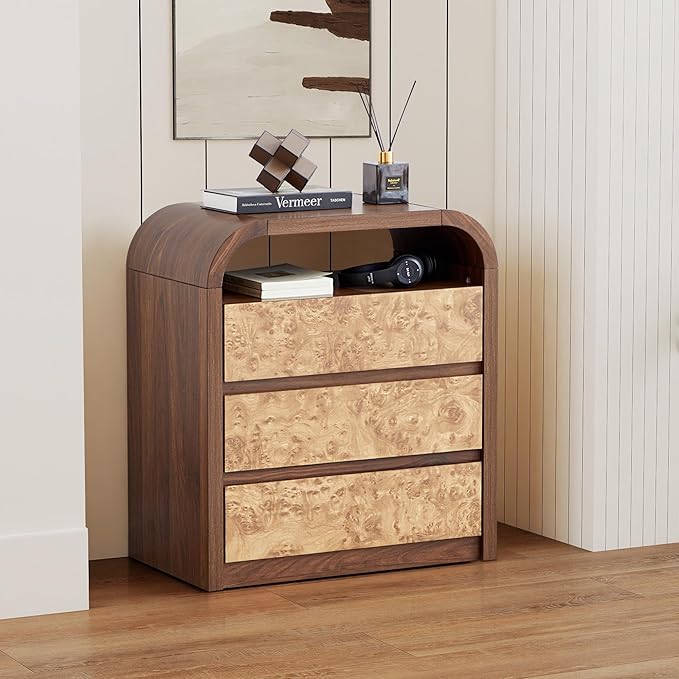3 Drawer Dresser for Bedroom, Modern Chest of Drawers - Image 6
