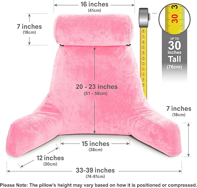 Husband Pillow XXL – Reading Pillow Bed Chair - Image 3