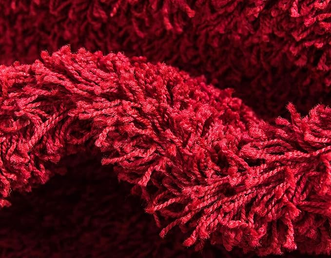Unique Loom Solid Shag Collection Area Rug - Image 7