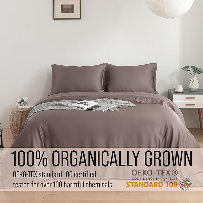 Bella Coterie Luxury Bamboo Viscose 34” Split Top King Size Sheet Set | 1 - Image 5