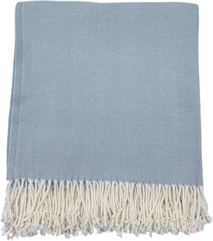 Alashan Cotton Acrylic Adirondack Herringbone Woven Throw - Image 2
