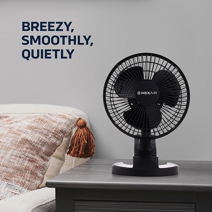 NEXAIR 6-Inch Portable Desk or Clip-on Fan - Image 2