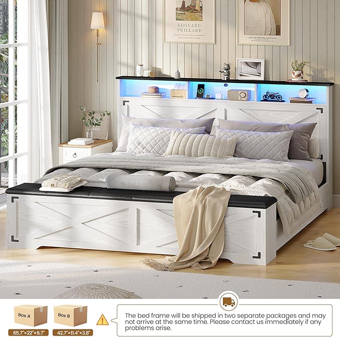 Hasuit Queen Size Bed Frame - Image 9