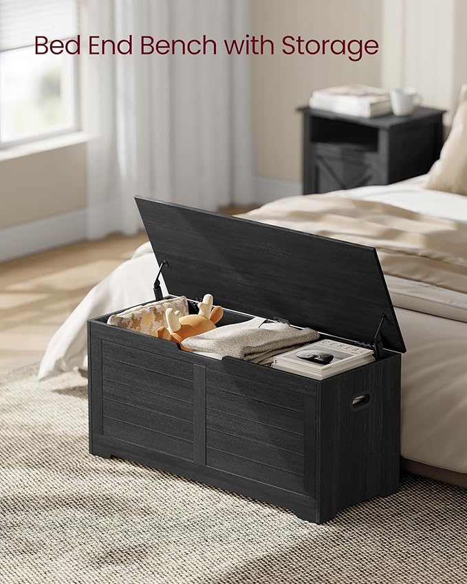 VASAGLE Storage Chest, Storage Bench - Image 4