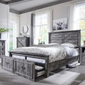 Farmhouse Queen Size Bed Frame by AITJUNZ