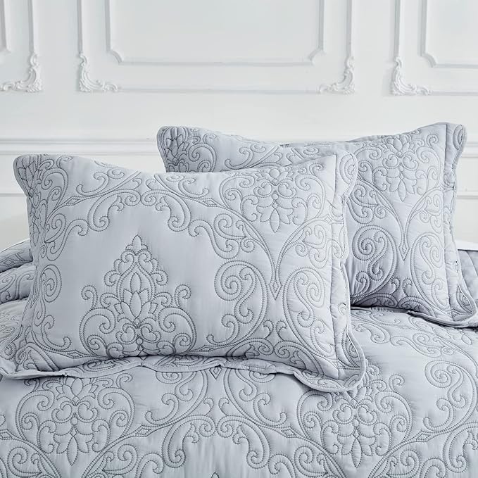 CHIXIN Microfiber King Pillow Shams Set of 2 - Image 2