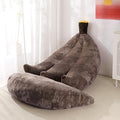 Banana Bean Bag Chair with Ottoman, Floor Sofa Bed with Footrest, Comfy by IEVENW