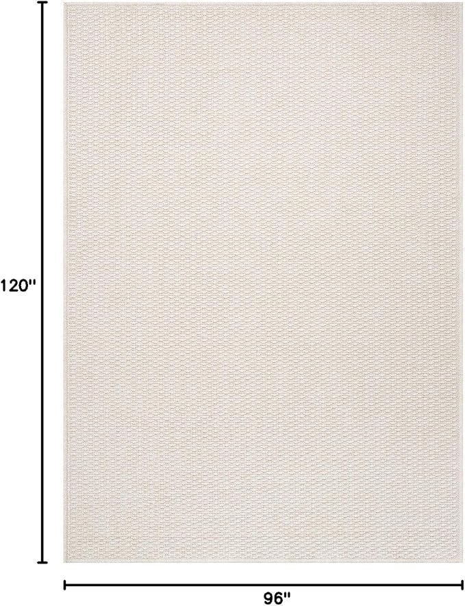 Easy Jute Rug 8x10 Indoor Outdoor Natural Rugs Solid Fiber Rug Woven Area Rug - Image 2