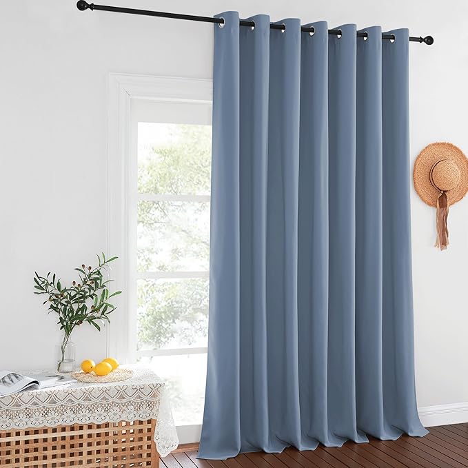 NICETOWN Blackout Patio Curtains 100 x 144 Inches Long by NICETOWN