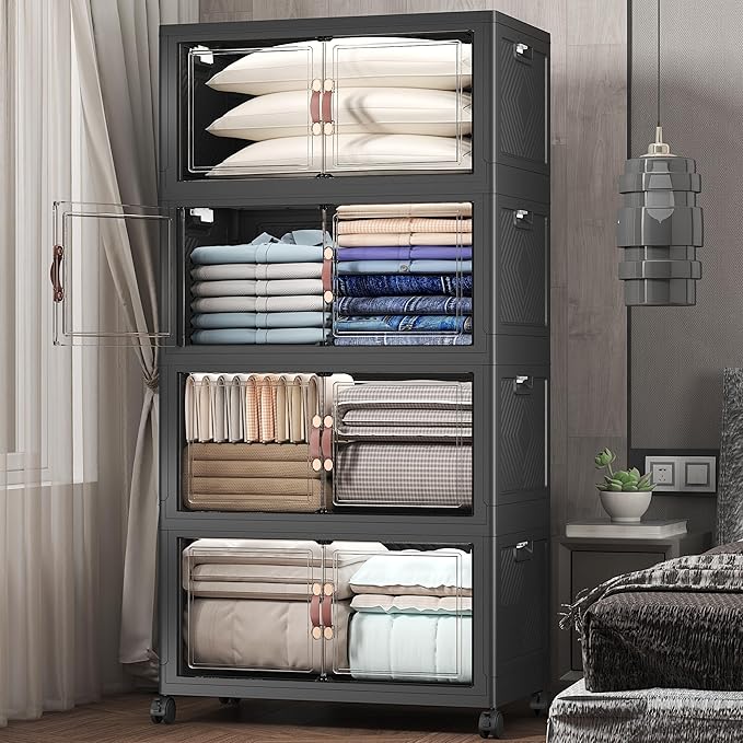 Extra Large Stackable Storage Bins by VNVTO