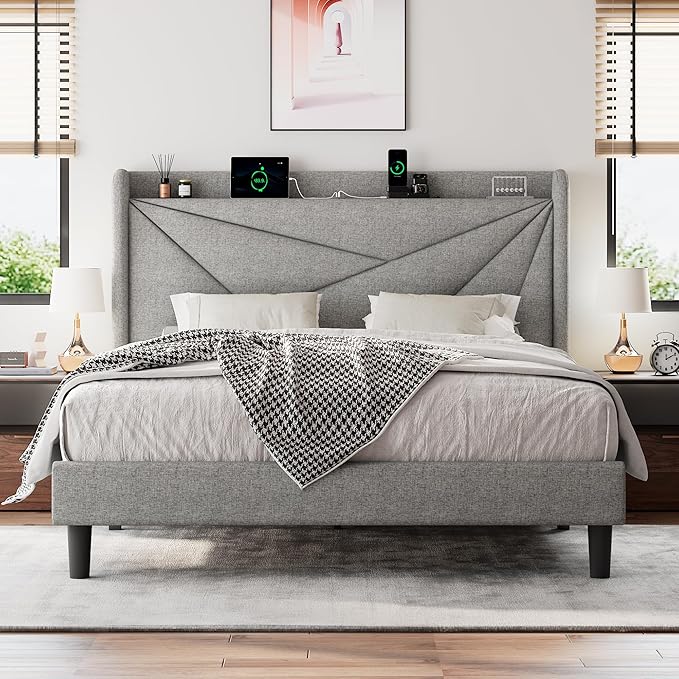 Full Size Upholstered Bed Frame - Image 3