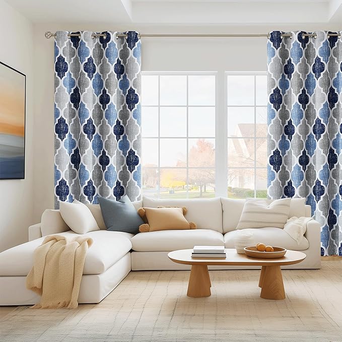 Beauoop 100% Blackout Curtains 84 Inches Long 2 Panels - Image 6