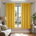 Deconovo Blackout Curtains, Thermal Insulated, W52 x L45 2 Panels, Back Tab by Deconovo
