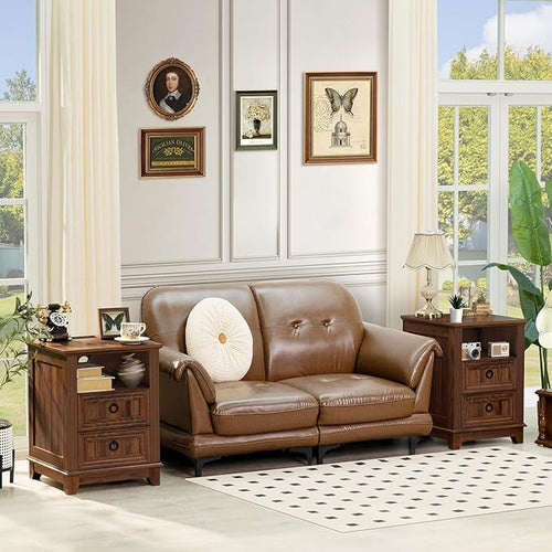 18" Farmhouse Night Stands Set of 2 - Image 2