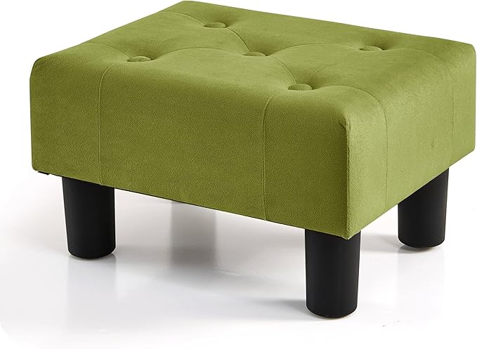 BRIAN & DANY Small Foot Stool, Velvet Foot Stools by BRIANDANY