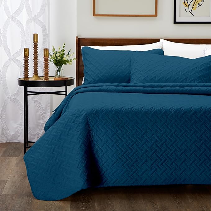 Cosy House Collection Luxury Rayon Derived from Bamboo 3-Piece Quilt Set by CosyHouseCollection