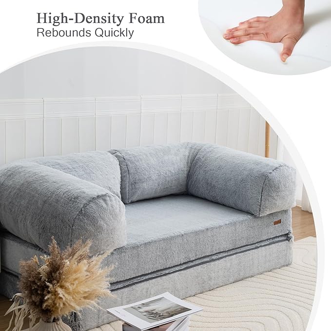 COMAX Folding Sofa Bed Queen, Foldable Couch Bed, Fold Out Futon Chair Sleeper - Image 8