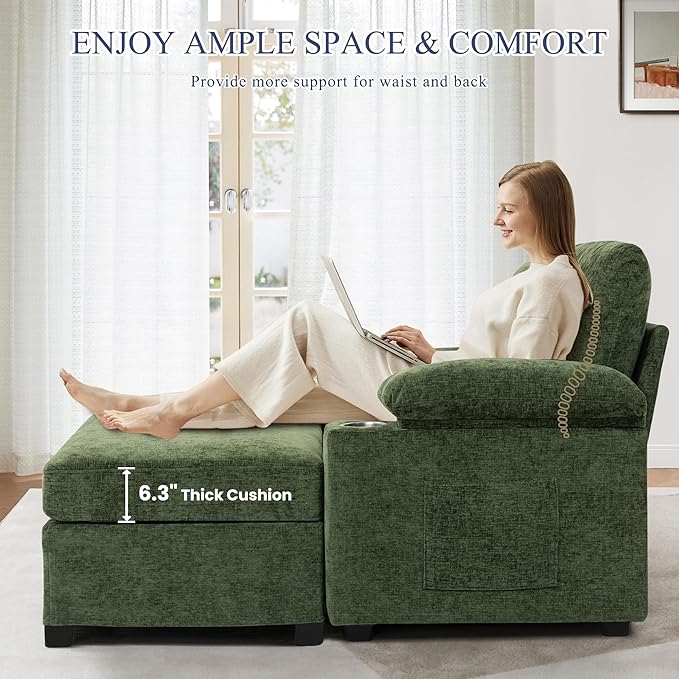 SUNWAVE 58" Chaise Lounge Chair - Image 5